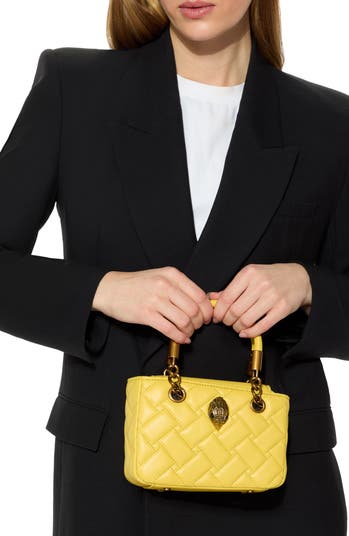 Kensington Croc-Embossed Leather Convertible Shoulder Bag