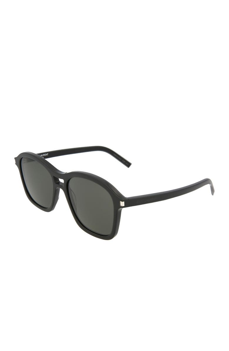 Saint Laurent 54mm Modified Square Sunglasses, Alternate, color,