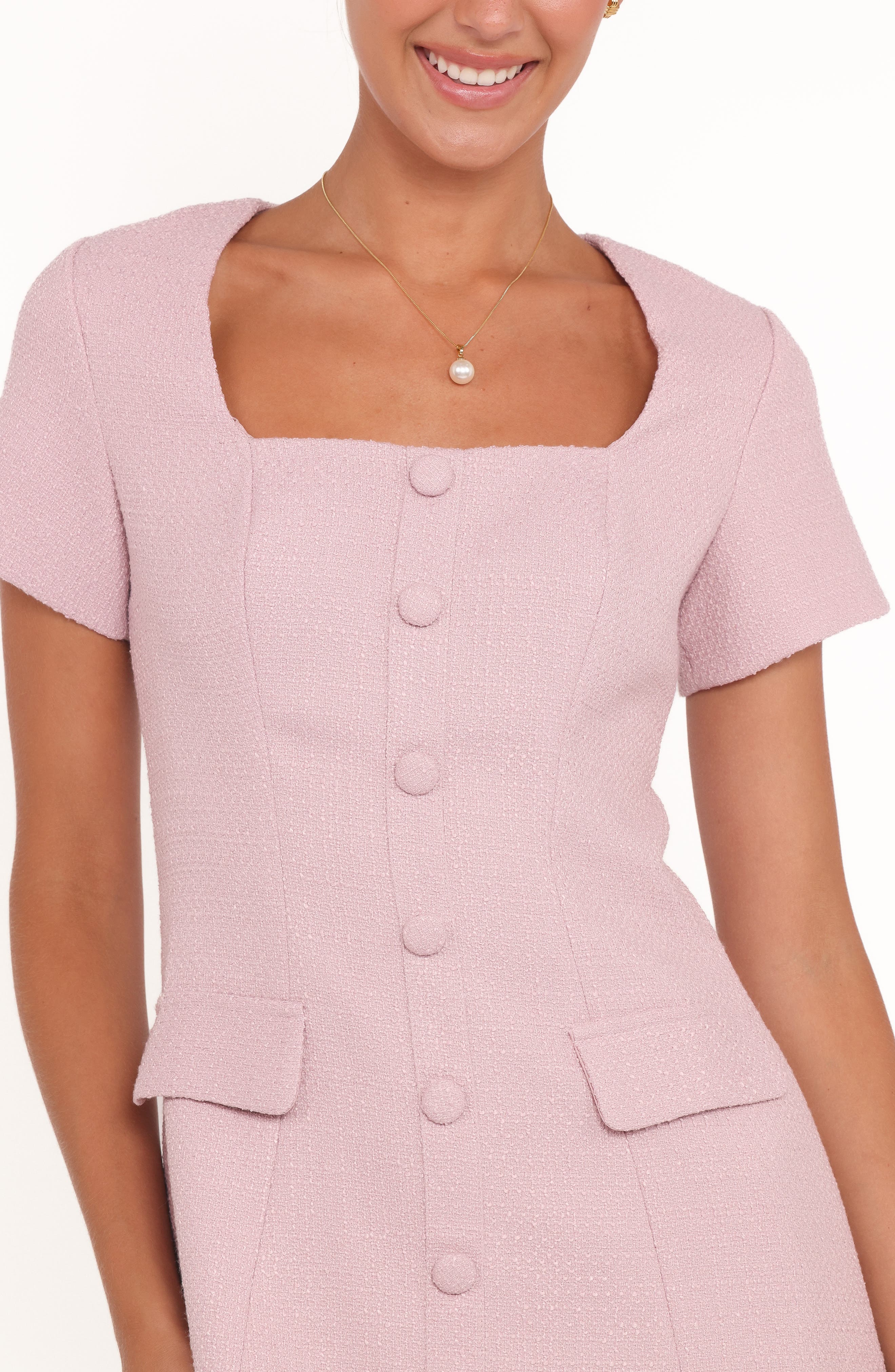 Petal & Pup Sutton Tweed Minidress (Women) | Nordstromrack