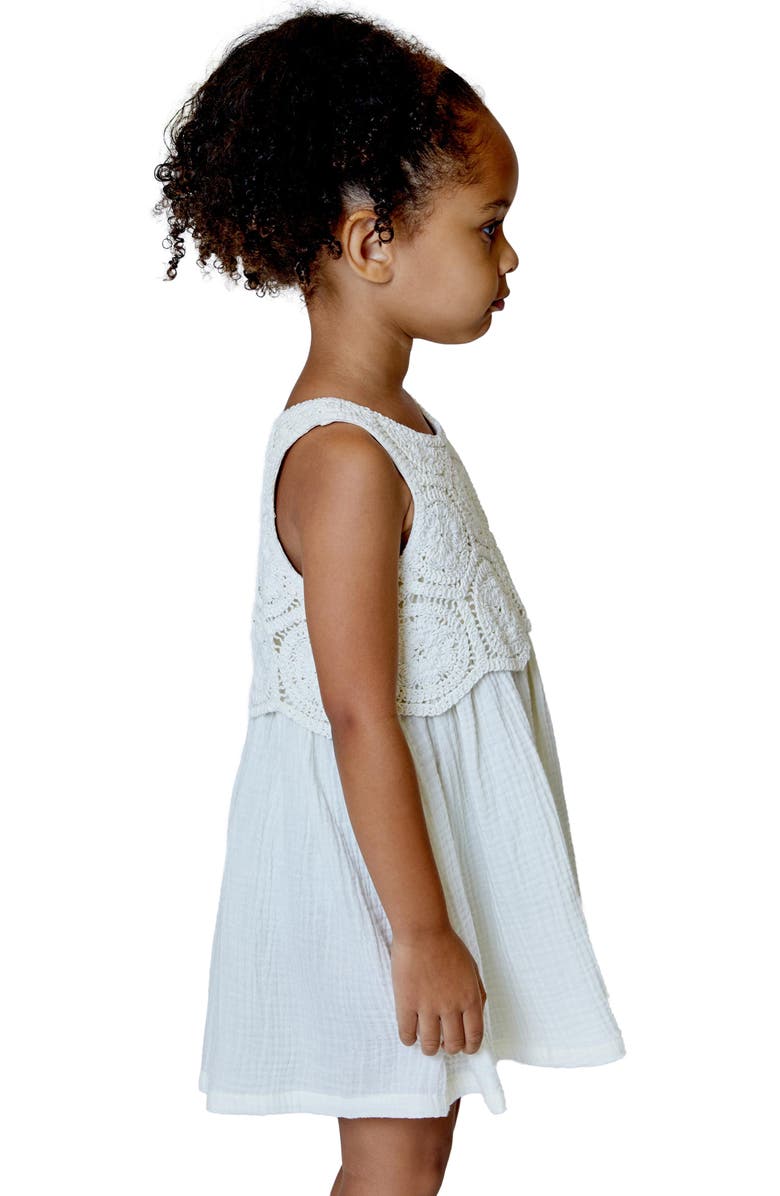 Design History Kids' Twofer Dress, Alternate, color, Vanilla Combo