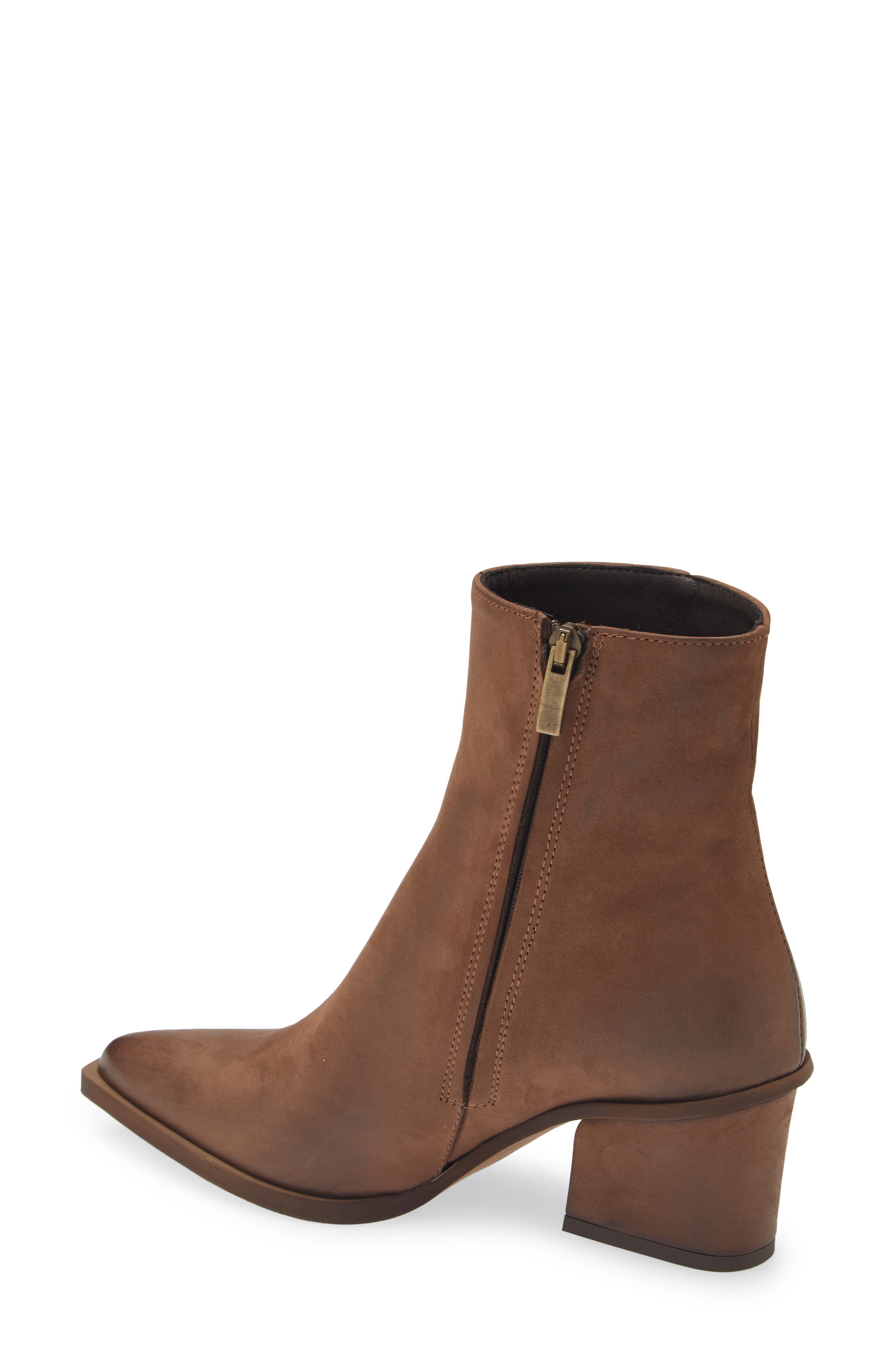 Braydie Block Heel Leather Bootie - image 4