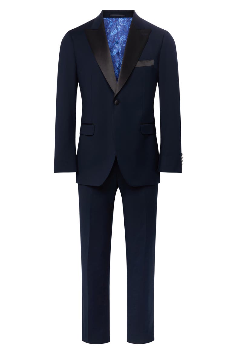 Performance Tailored Fit Tuxedo, Alternate, color, EVENING NAVY