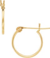 Frankie & Zoe Slim Hoop Earrings