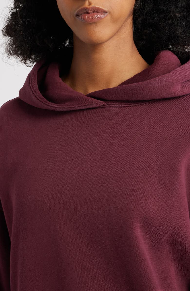 PacSun Core Washed Hoodie, Alternate, color, Wine
