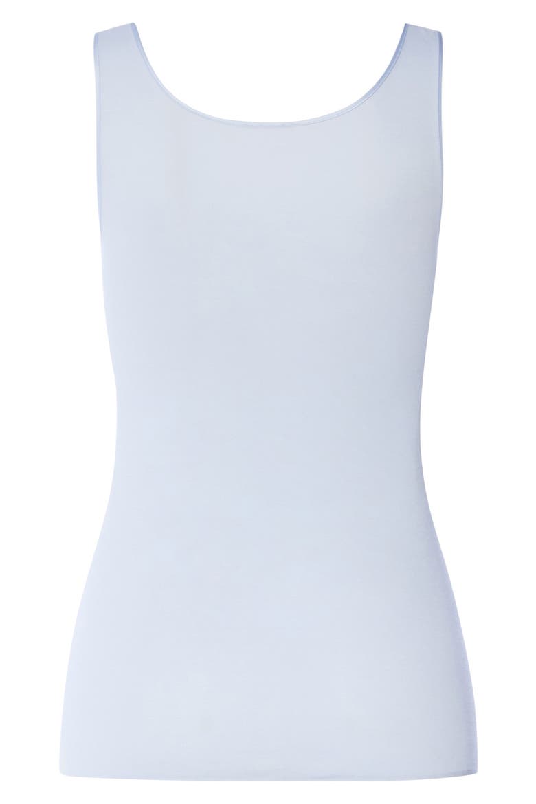 Cotton Seamless Tank, Alternate, color, BLUE DOVE