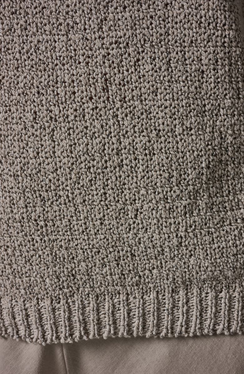 Donna Karan New York Cotton Blend V-Neck Sweater, Alternate, color,