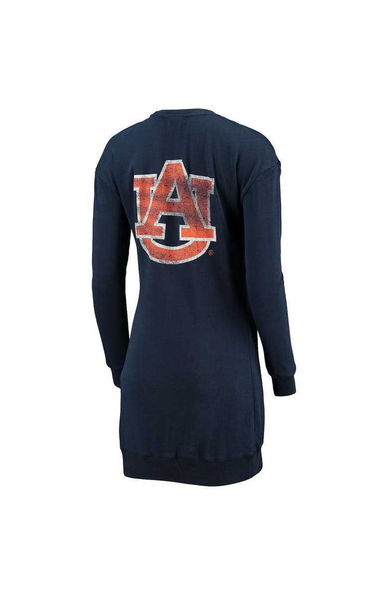 GAMEDAY COUTURE Women's Gameday Couture Navy Auburn Tigers 2-Hit Sweatshirt Dress, Alternate, color, 
