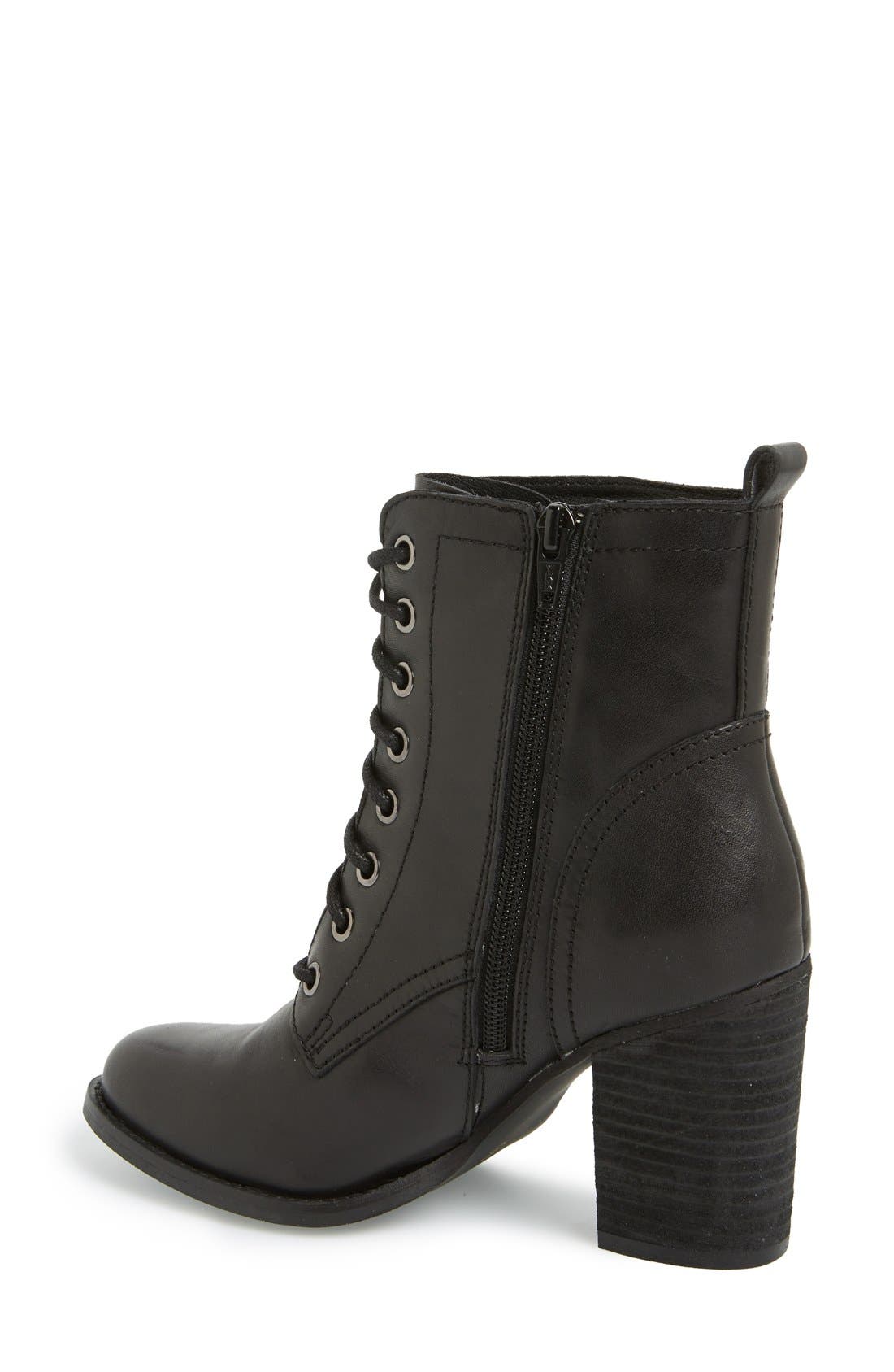 Steve Madden 'Lauuren' Lace-Up Bootie, Alternate, color, 