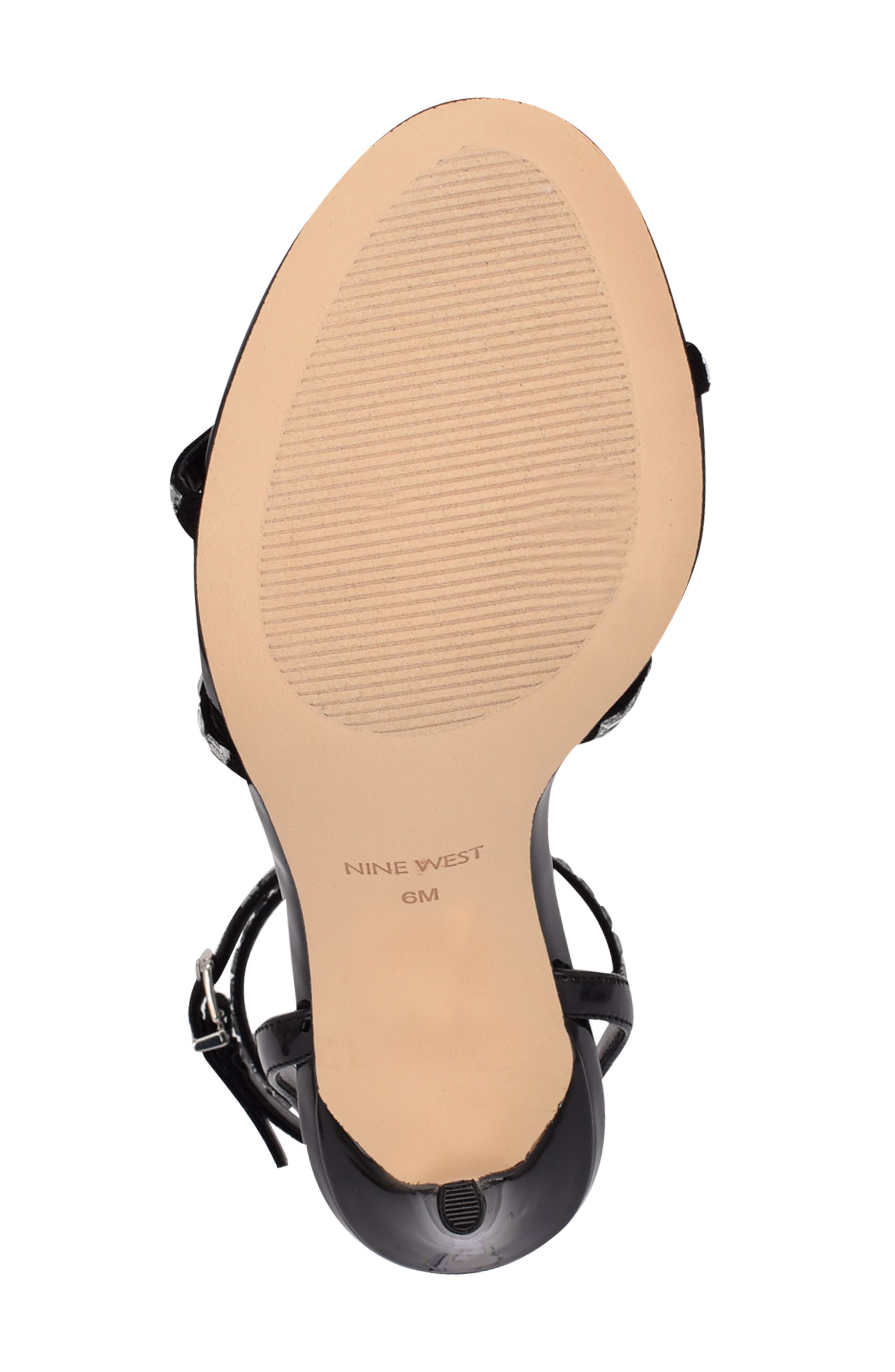 Nine West Mona Ankle Strap Sandal, Alternate, color, 