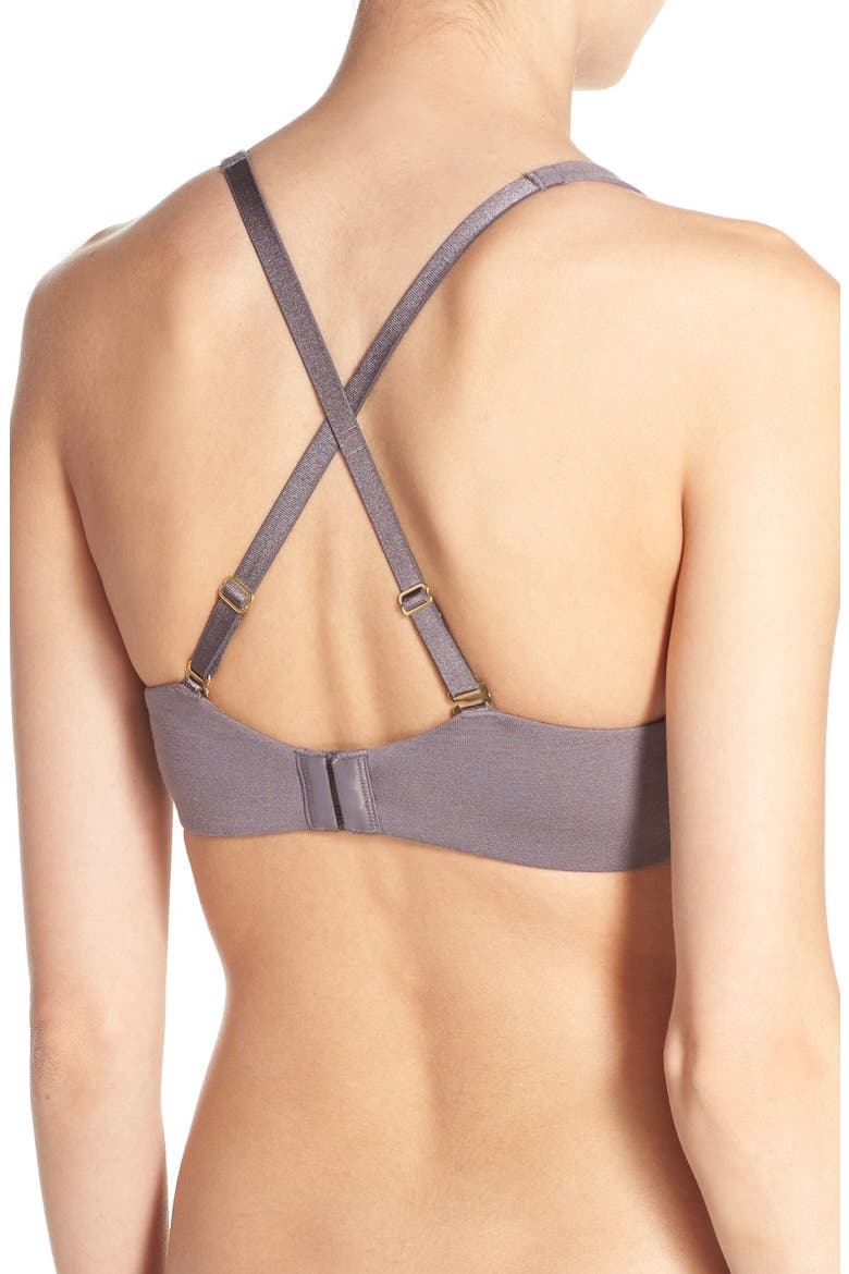 Sublime Convertible Full Fit Underwire Bra, Alternate, color, GUNMETAL