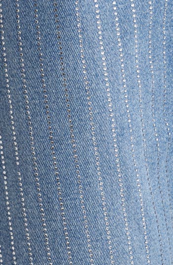 Good Icon Rhinestone Straight Leg Jeans