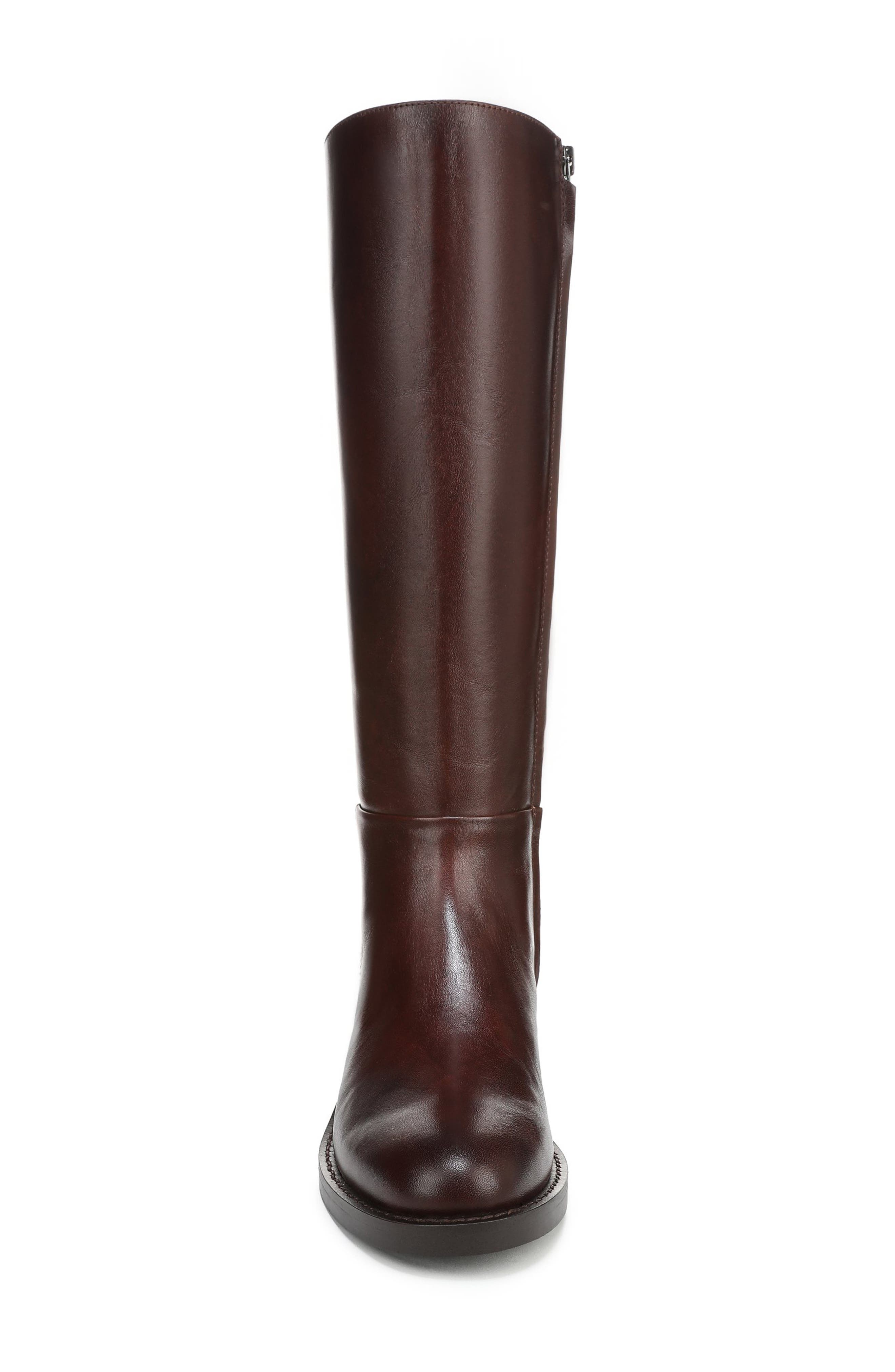 Milla Knee High Boot, Alternate, color, DARK BROWN LEATHER