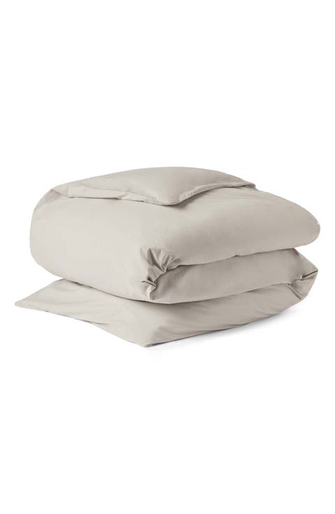300 Thread Count Organic Cotton Percale Duvet Cover