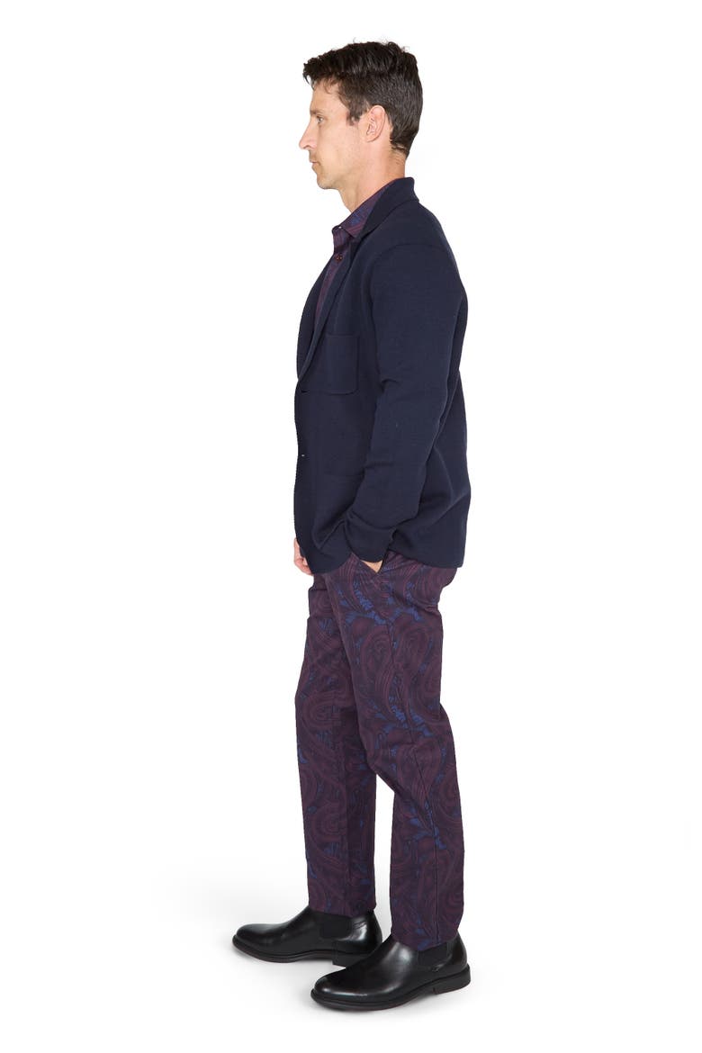 Jacob Merino Wool Sweater Blazer, Alternate, color, Navy