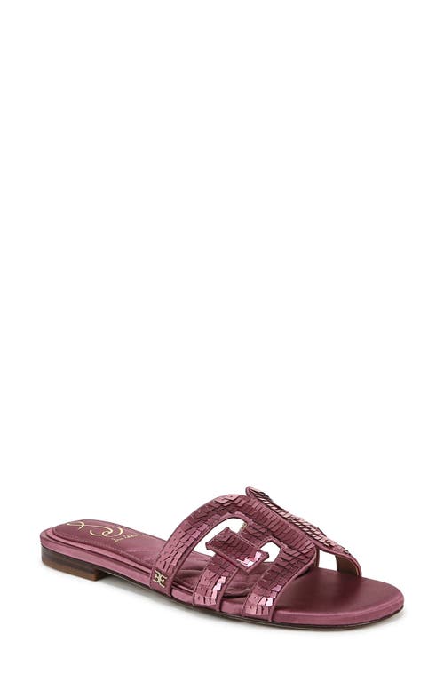 Sam Edelman Bay Glamour Slide Sandal in Elderberry 