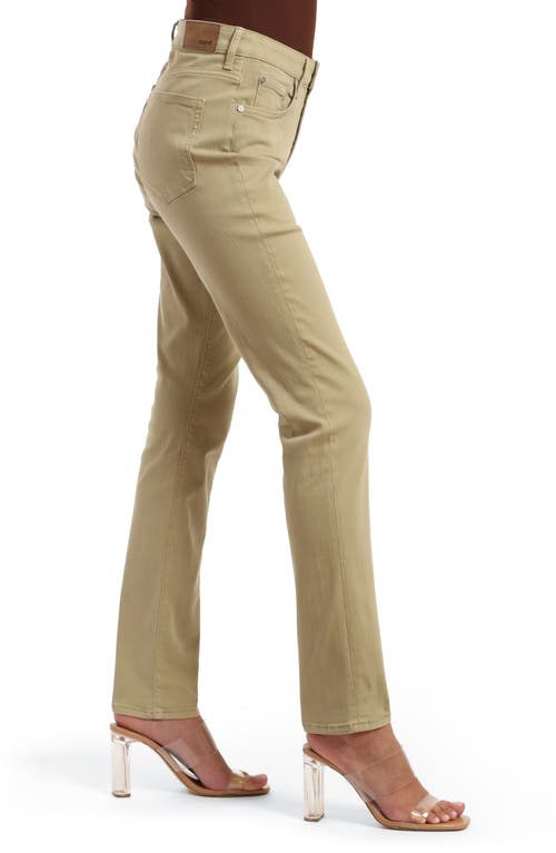 Mavi Jeans Kathleen High Waist Slim Fit Jeans In Slate Green