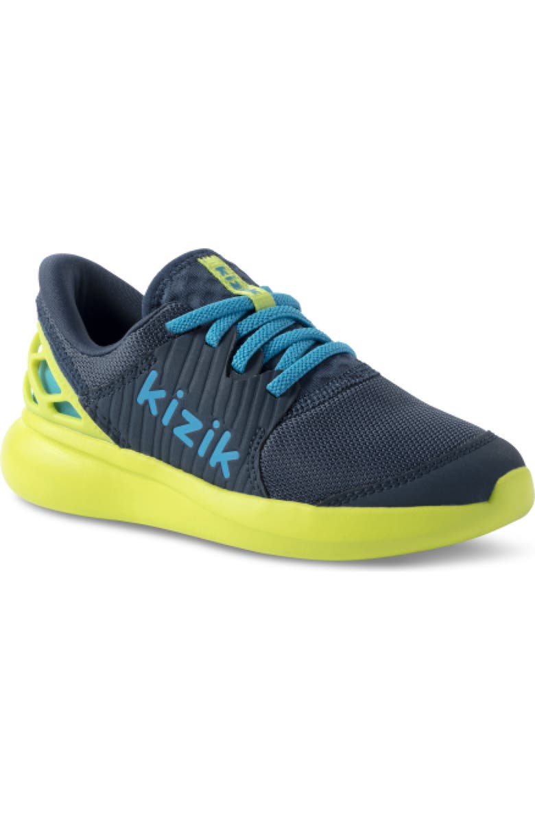 Kizik Kids' Anaheim Hands-Free Sneaker, Main, color, Blue Energy