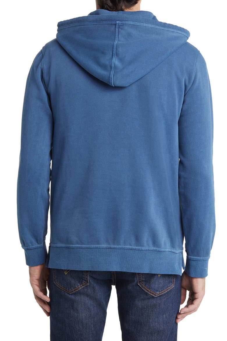 Fleece Hoodie, Alternate, color, DENIM