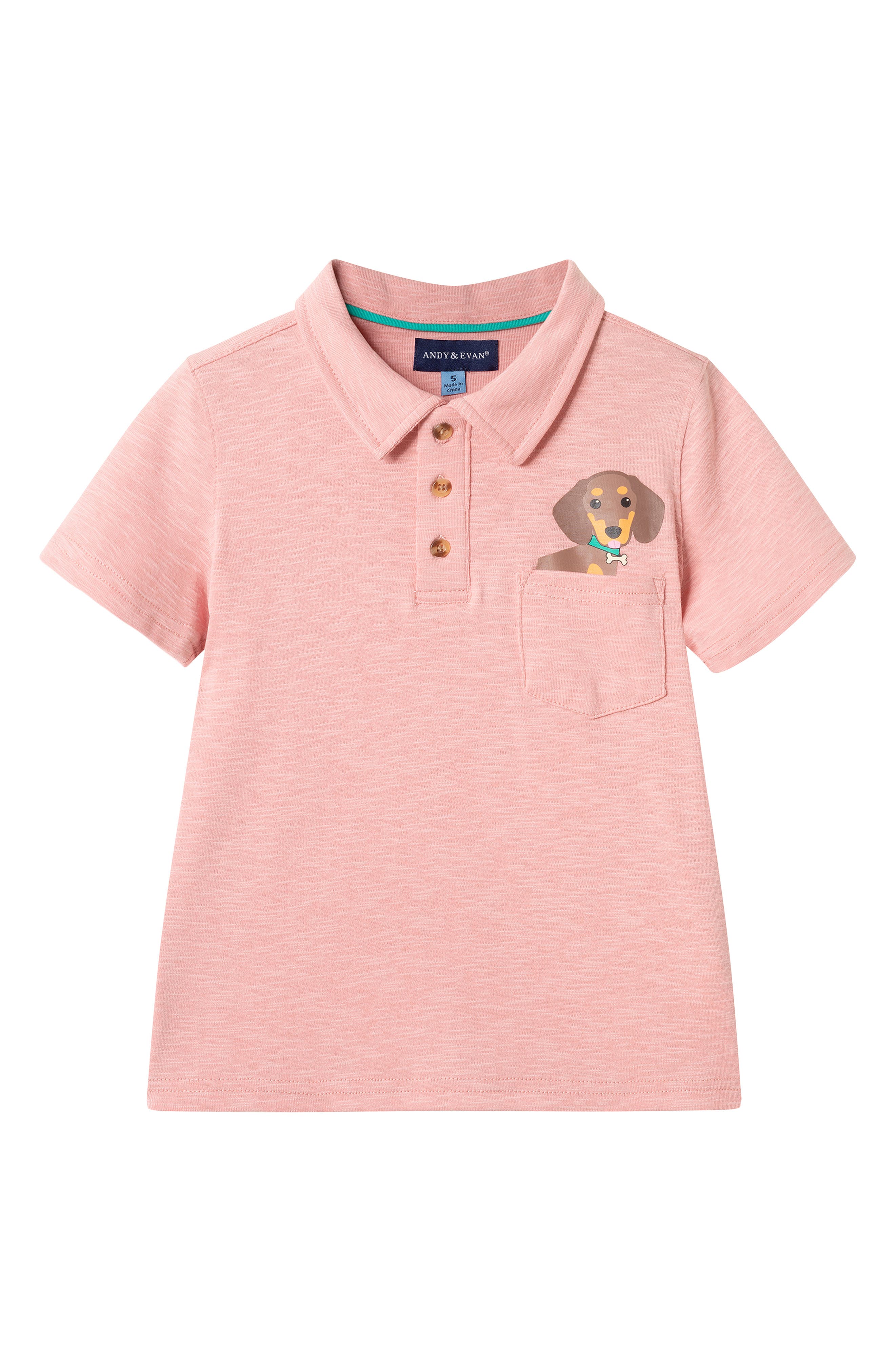 Kids' Graphic Pocket Polo