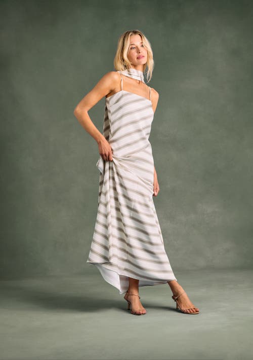 Ser.o.ya Kaia Satin Maxi Dress In White