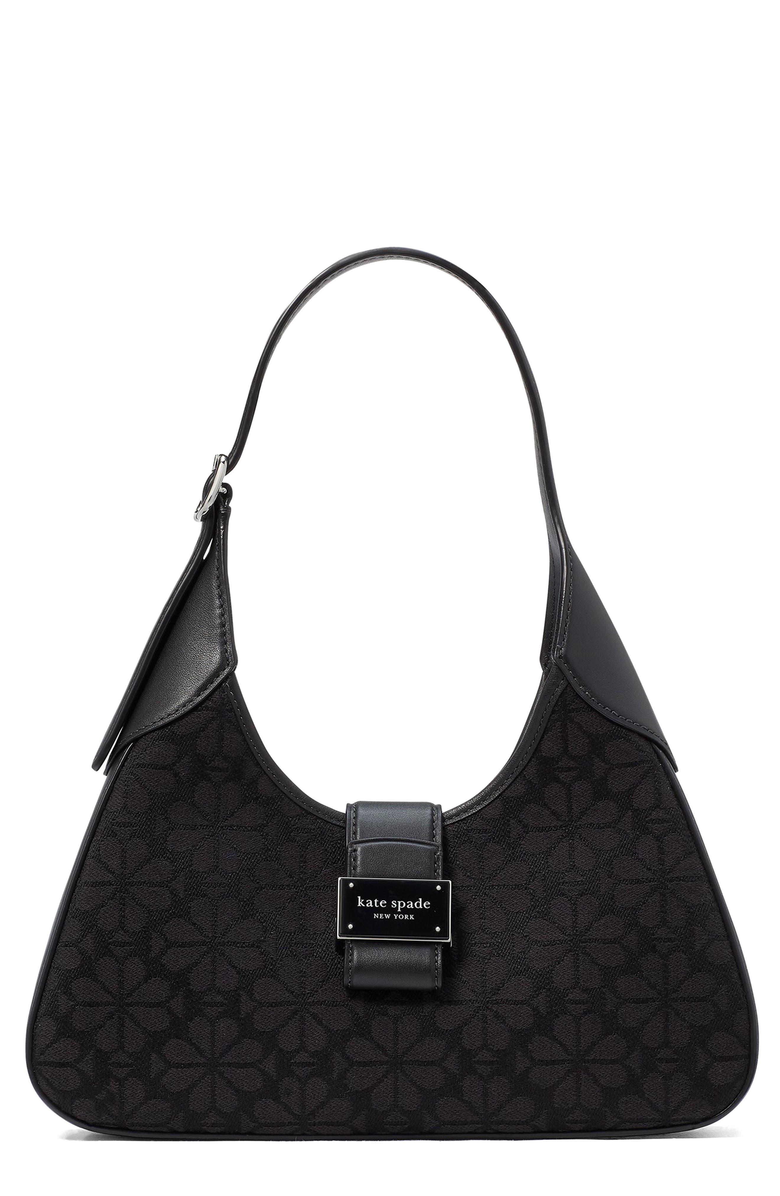 Kate Spade New York spade floral jacquard shoulder bag, Main, color, 