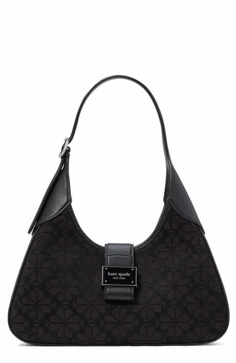 spade floral jacquard shoulder bag