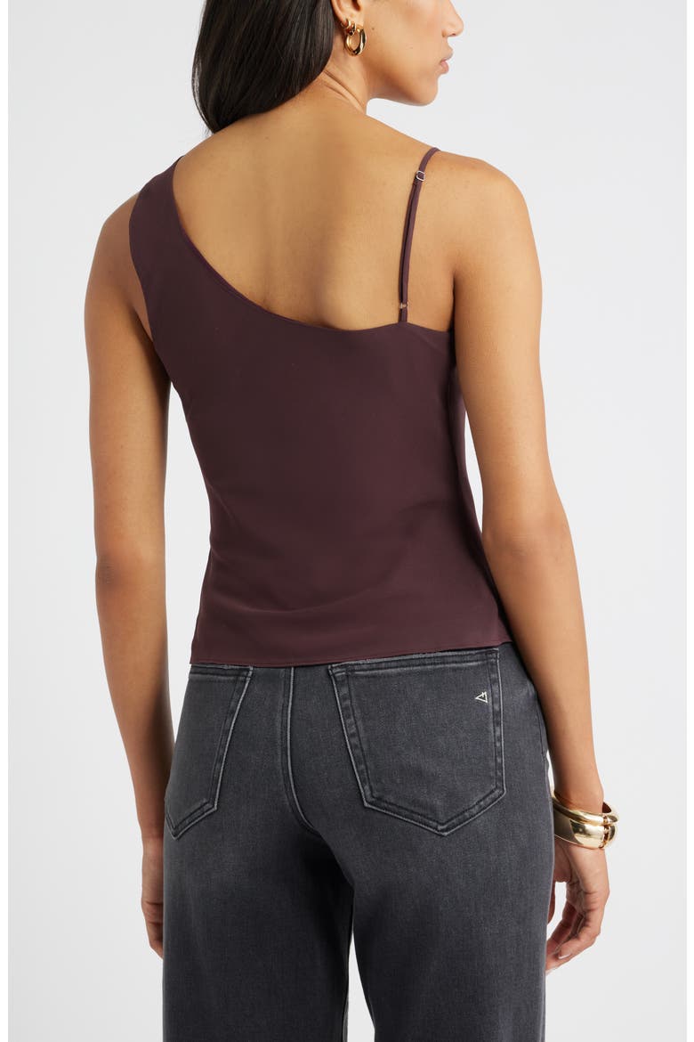 Drape Asymmetric Neck Top, Alternate, color, BURGUNDY FUDGE