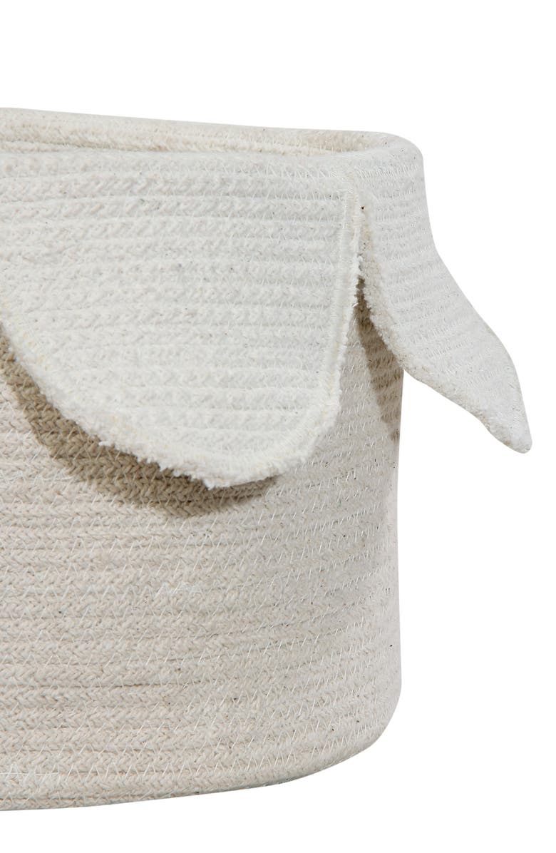 Lorena Canals Petals Basket, Alternate, color, Ivory/ Natural