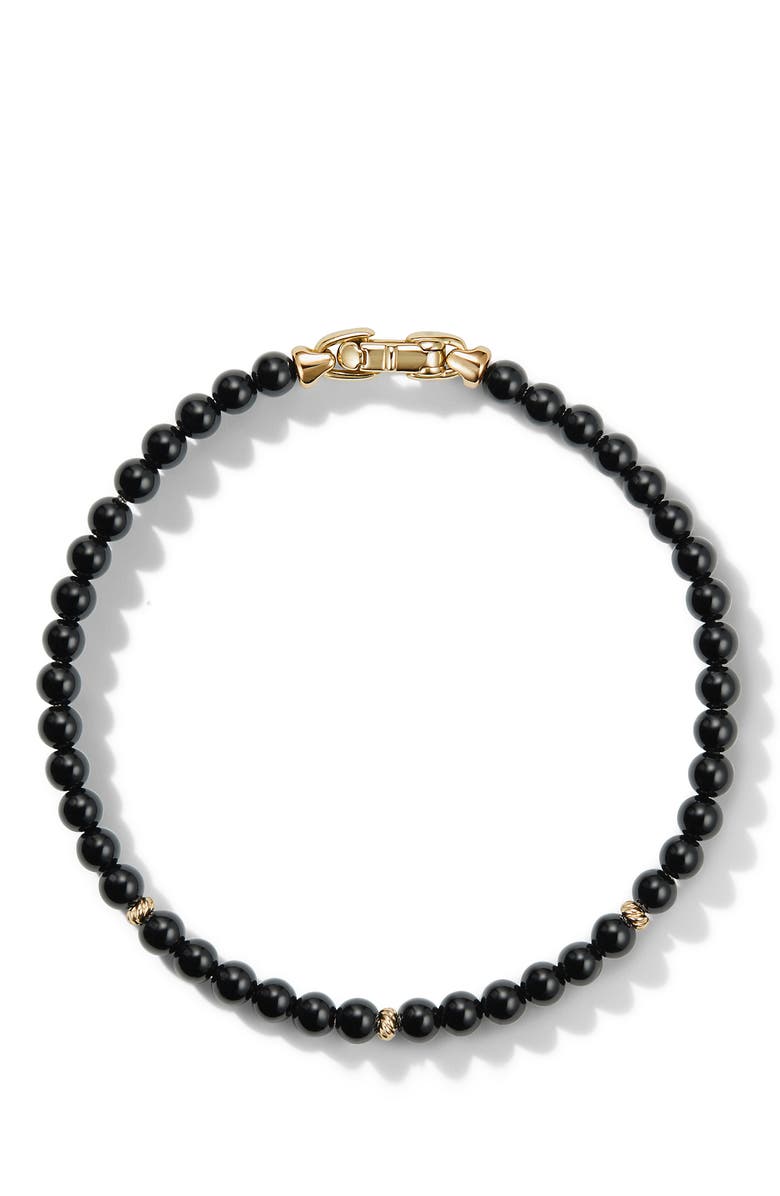 David Yurman Spiritual Beads Bracelet with 14K Yellow Gold, Alternate, color, 
