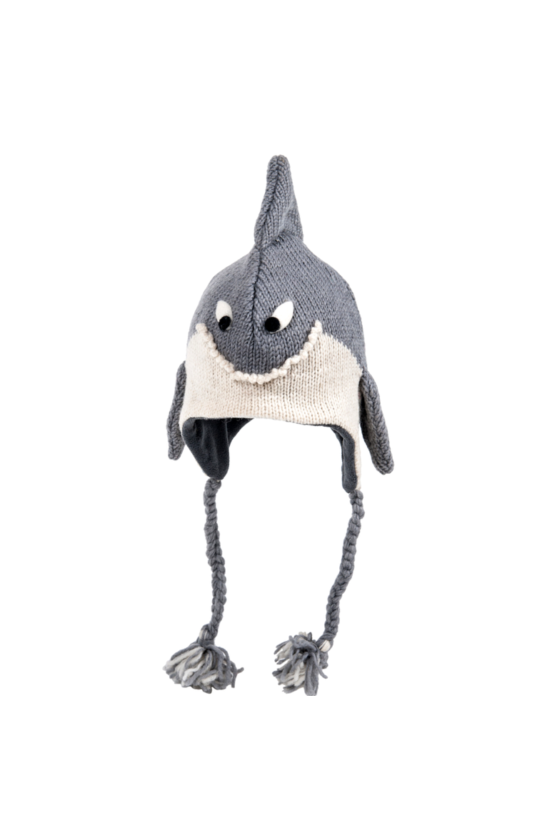 Shark Hat, Main, color, White