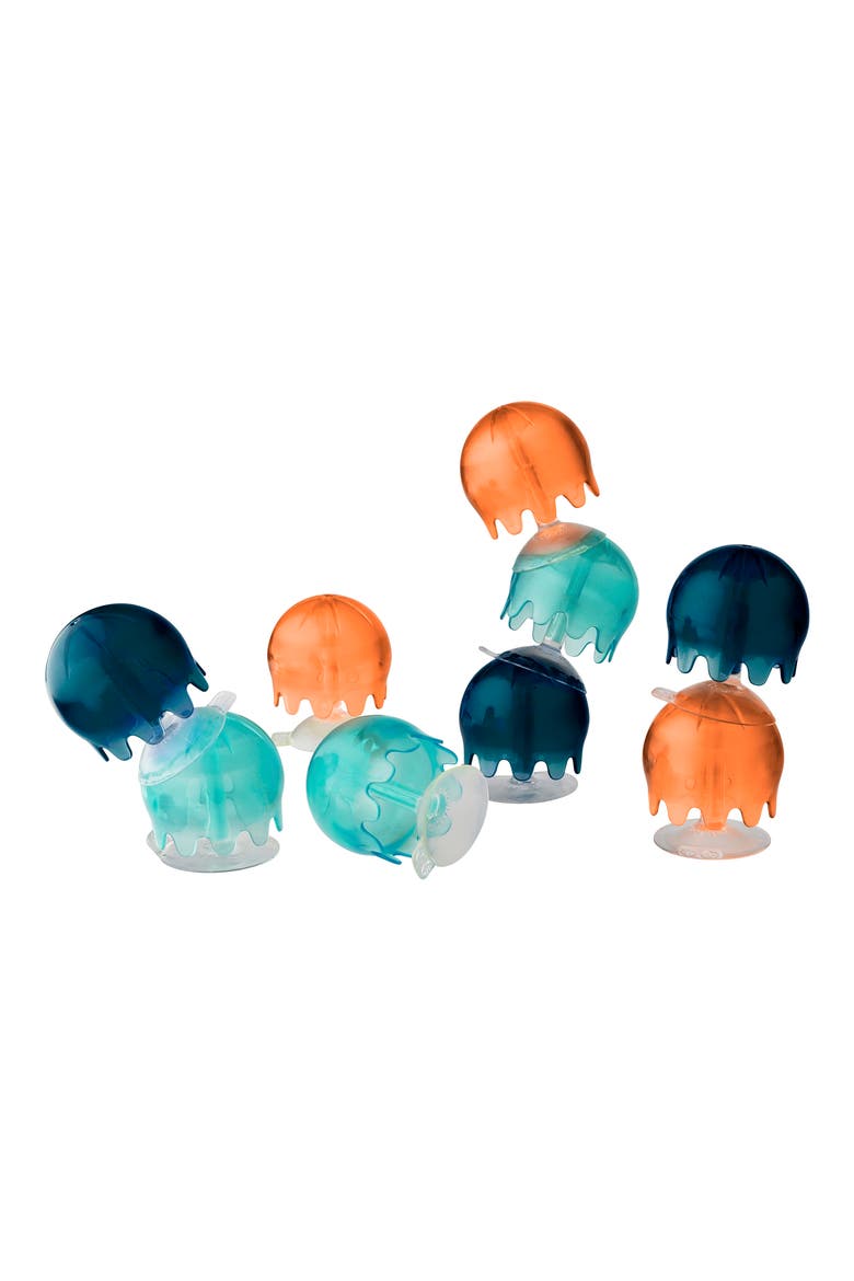 'Jellies' Suction Cup Bath Toys, Main, color, NAVY/ CORAL