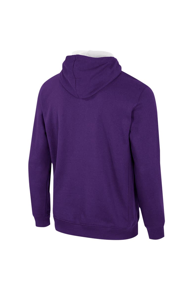Men's Colosseum Purple Kansas State Wildcats Half-Zip Hoodie, Alternate, color, Purple