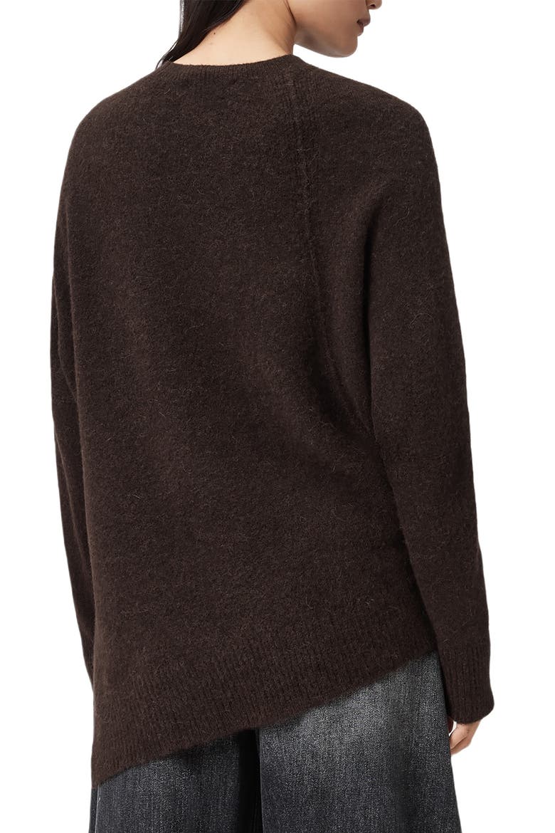 Lock Merino Wool Blend Sweater, Alternate, color, OXBLOOD RED