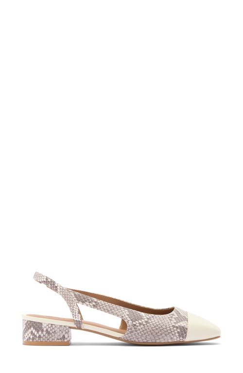 Nordstrom Rack Blaire Slingback Pump In Ivory Snake