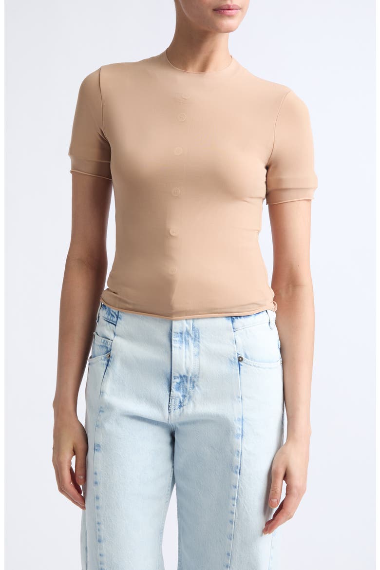 Fusion Jersey T-Shirt, Main, color, BEIGE