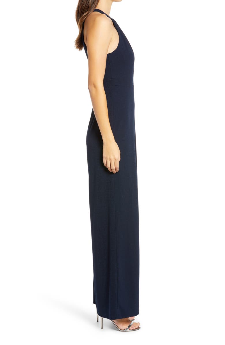 Dessy Collection Allison Stretch Crepe Jumpsuit, Alternate, color, 
