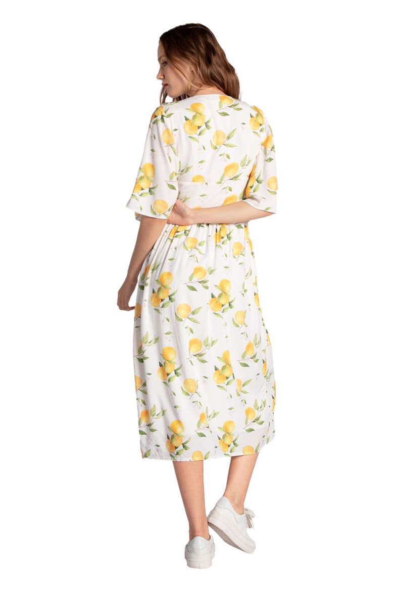 Love Button Up Dress, Alternate, color, Orchard