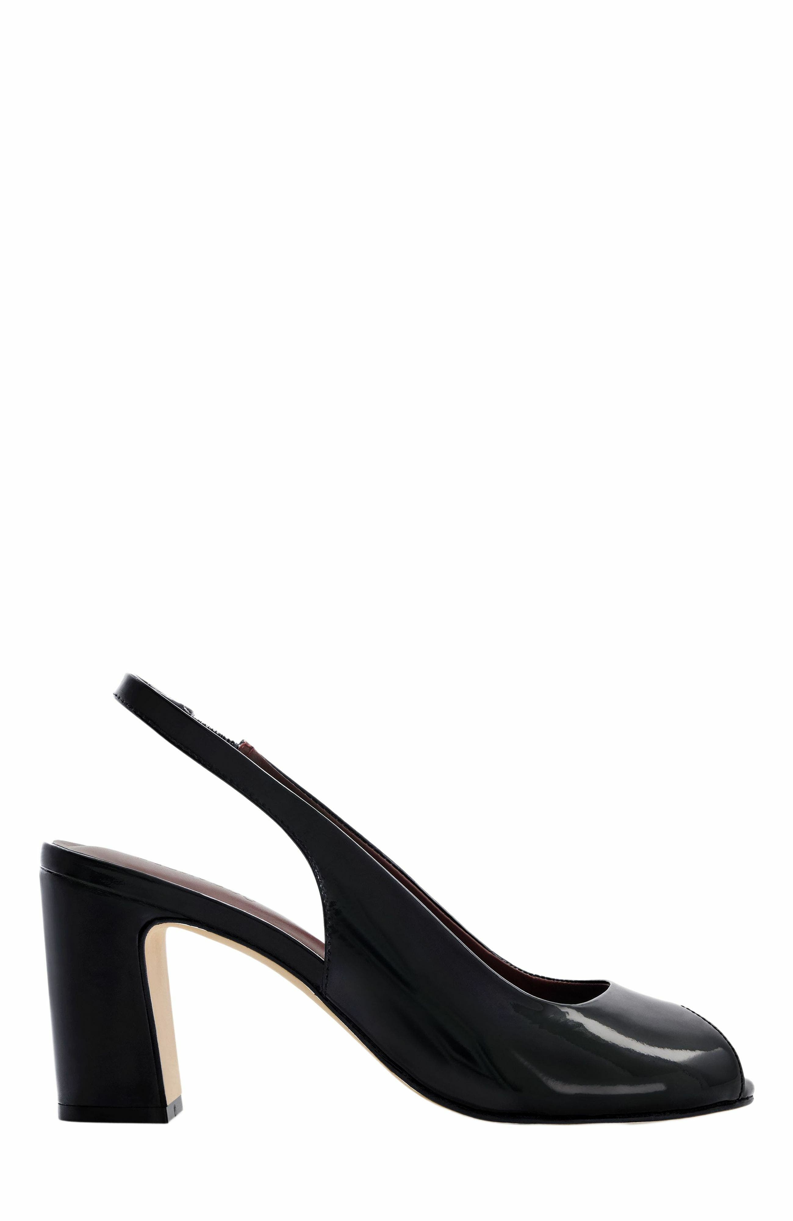 Bernardo Footwear Adell Peep Toe Slingback, Main, color, Black