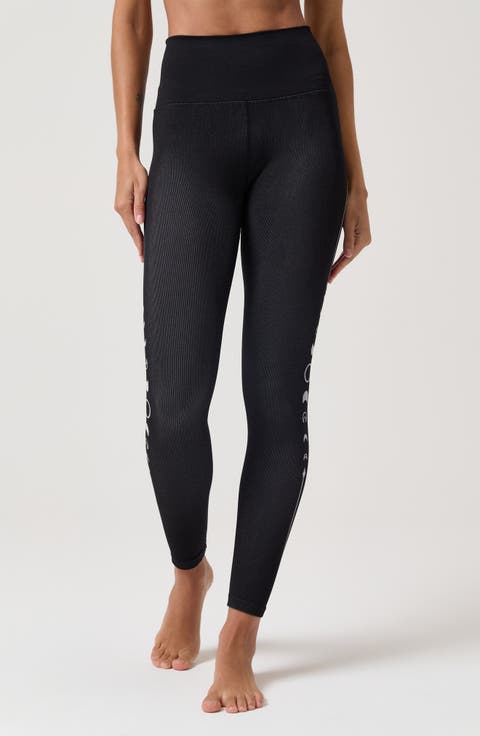 Lunar Icon High Waist Ribbed Performance Leggings