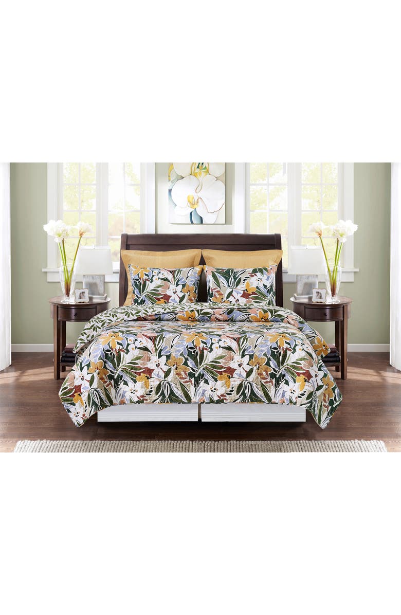 C&F Home Joelle Bedding Quilt Set, Alternate, color, Yellow