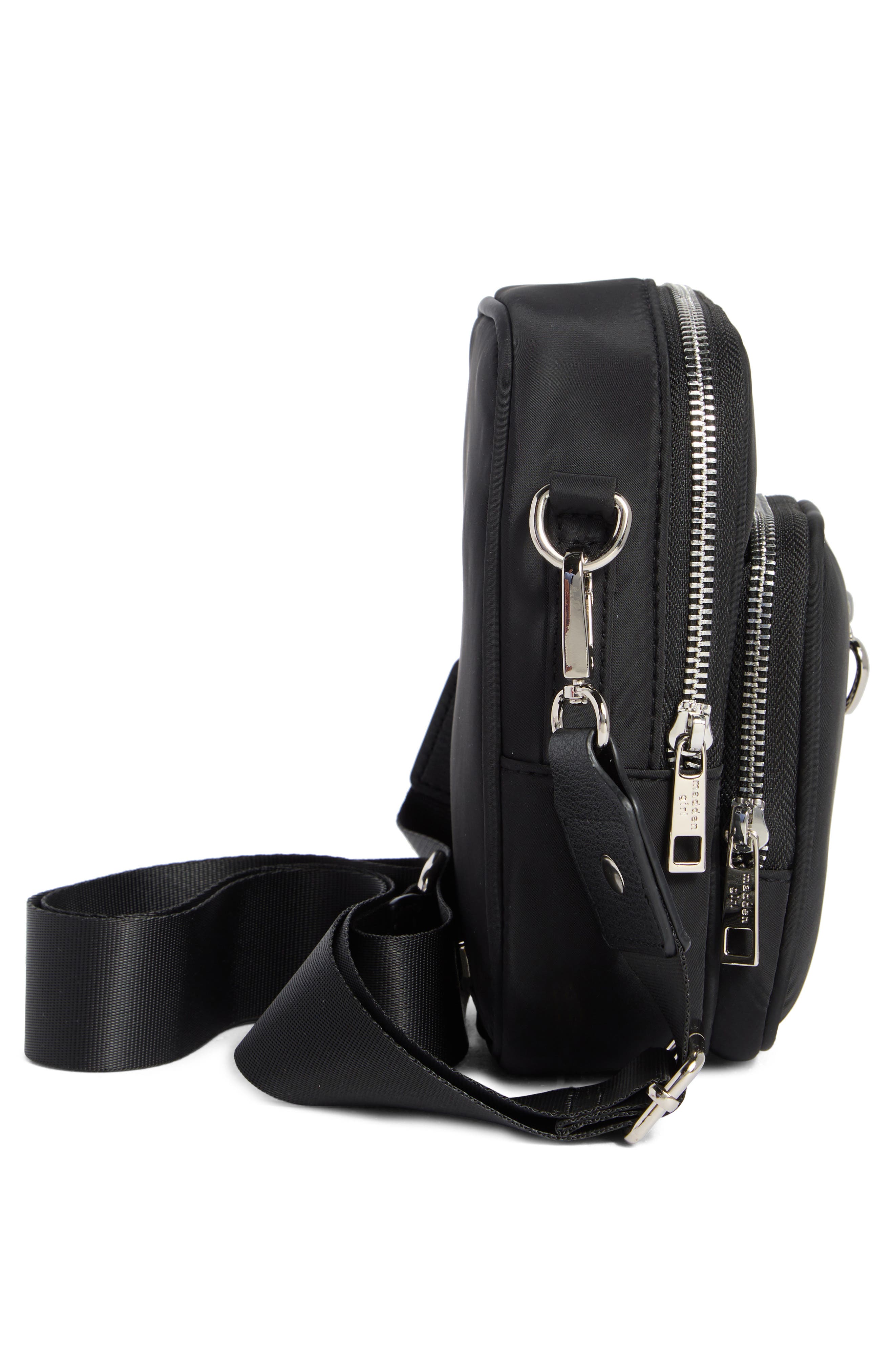 Madden Girl N/S Crossbody Bag, Alternate, color, Black