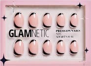 GLAMNETIC NYC Short Oval Press-On Nails Set