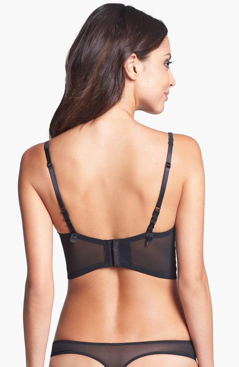 Josie Underwire Longline Mesh Bra, Alternate, color, 