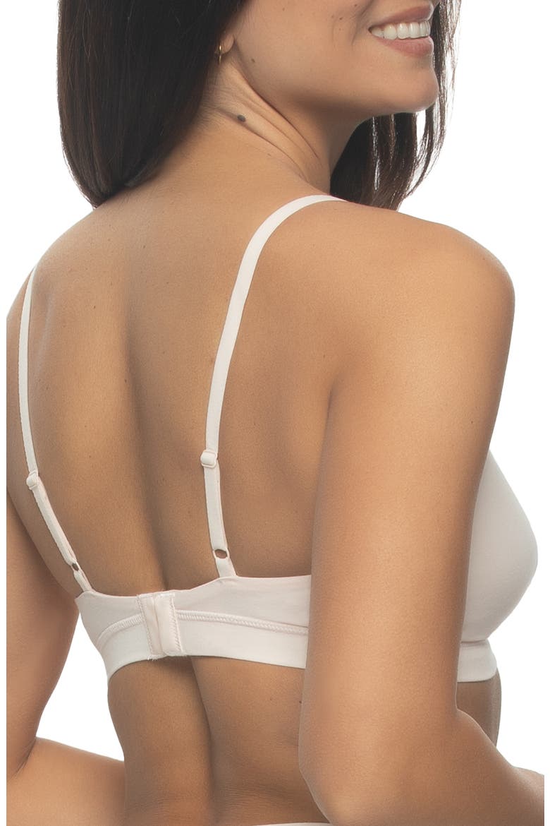 Assorted 2-Pack Stretch Cotton Bralettes, Alternate, color, BALLET
