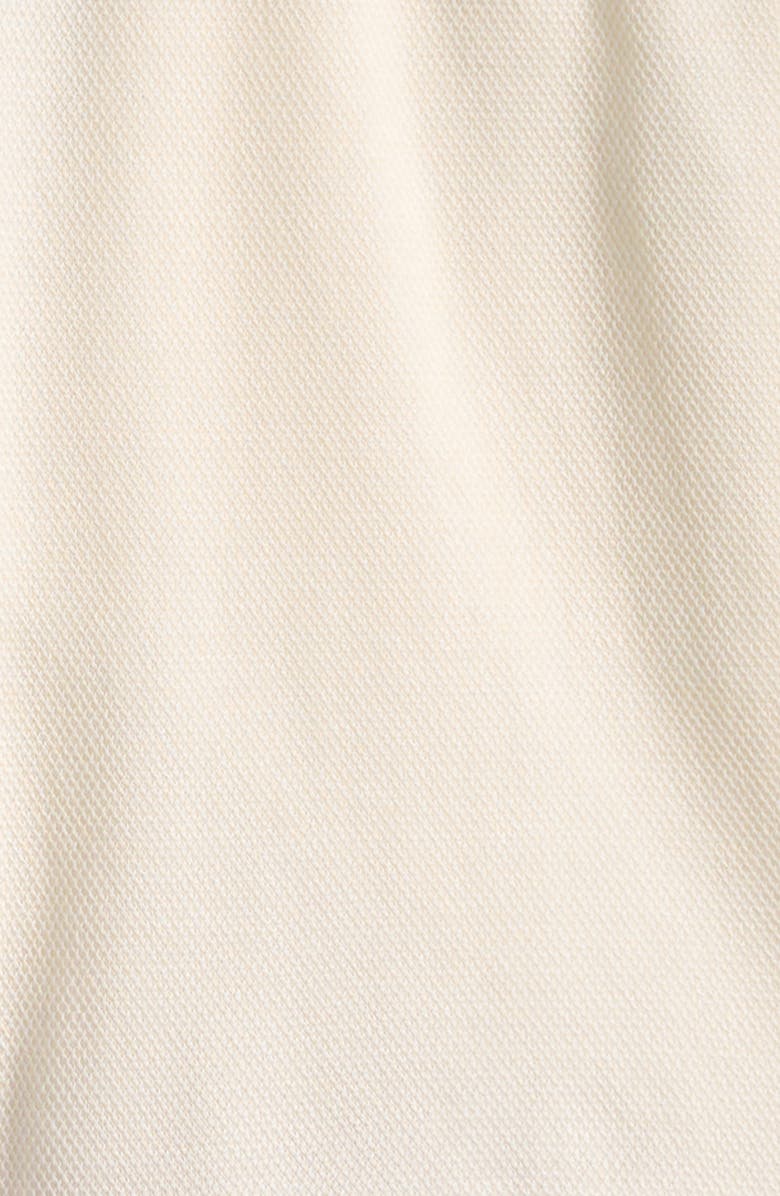 MILES THE LABEL Kids' Organic Cotton Double Knit Mesh Shorts, Alternate, color, Off White