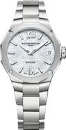 Baume & Mercier Riviera 10729 Mother-of-Pearl & Diamond Bracelet Watch, 33mm
