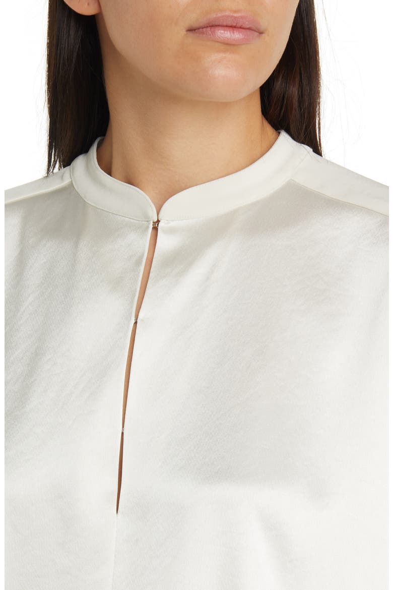 Rosie Satin Shirt, Alternate, color, IVORY