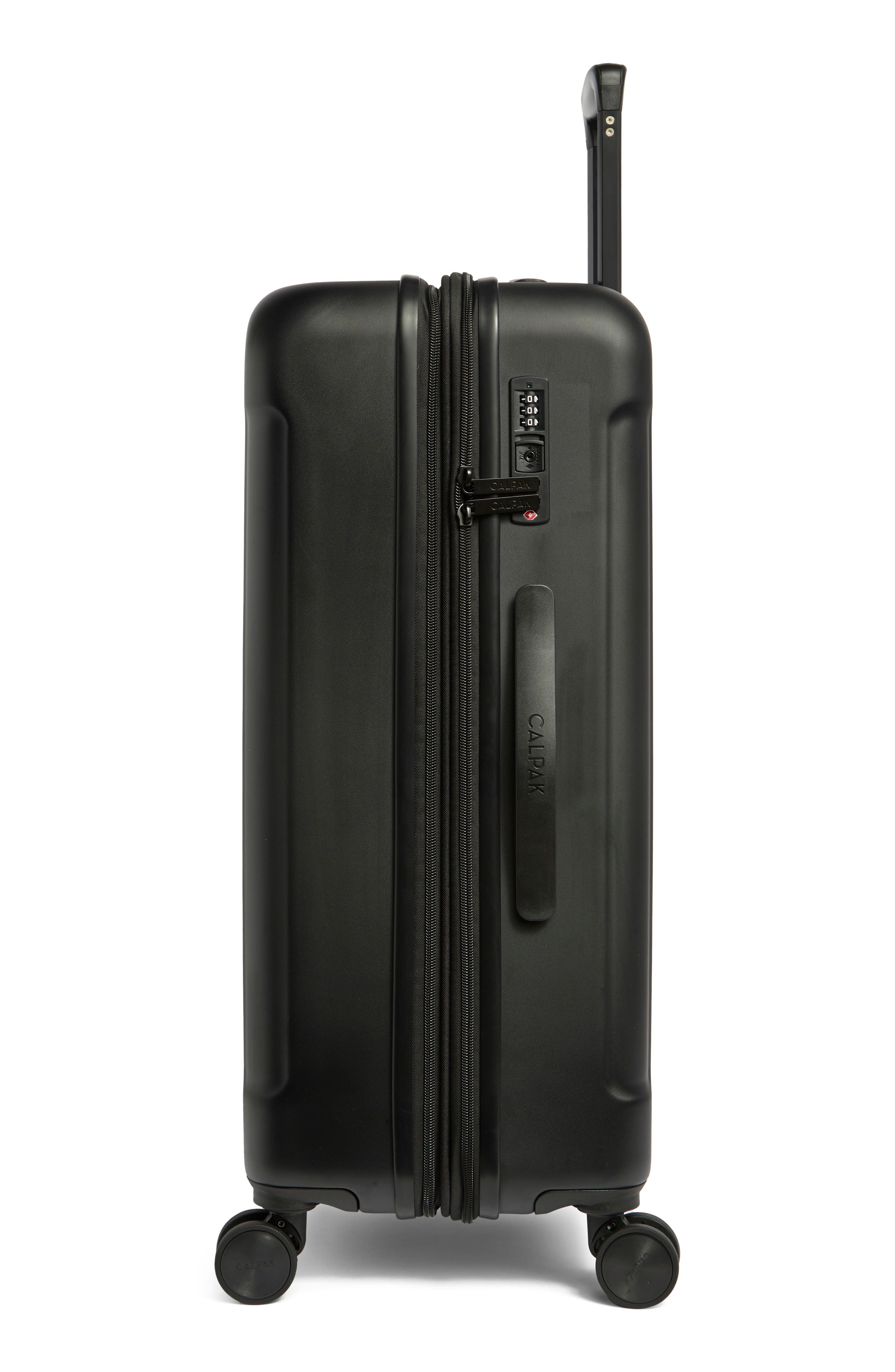 CALPAK Moon 24-Inch Hardside Spinner Luggage, Alternate, color, Black