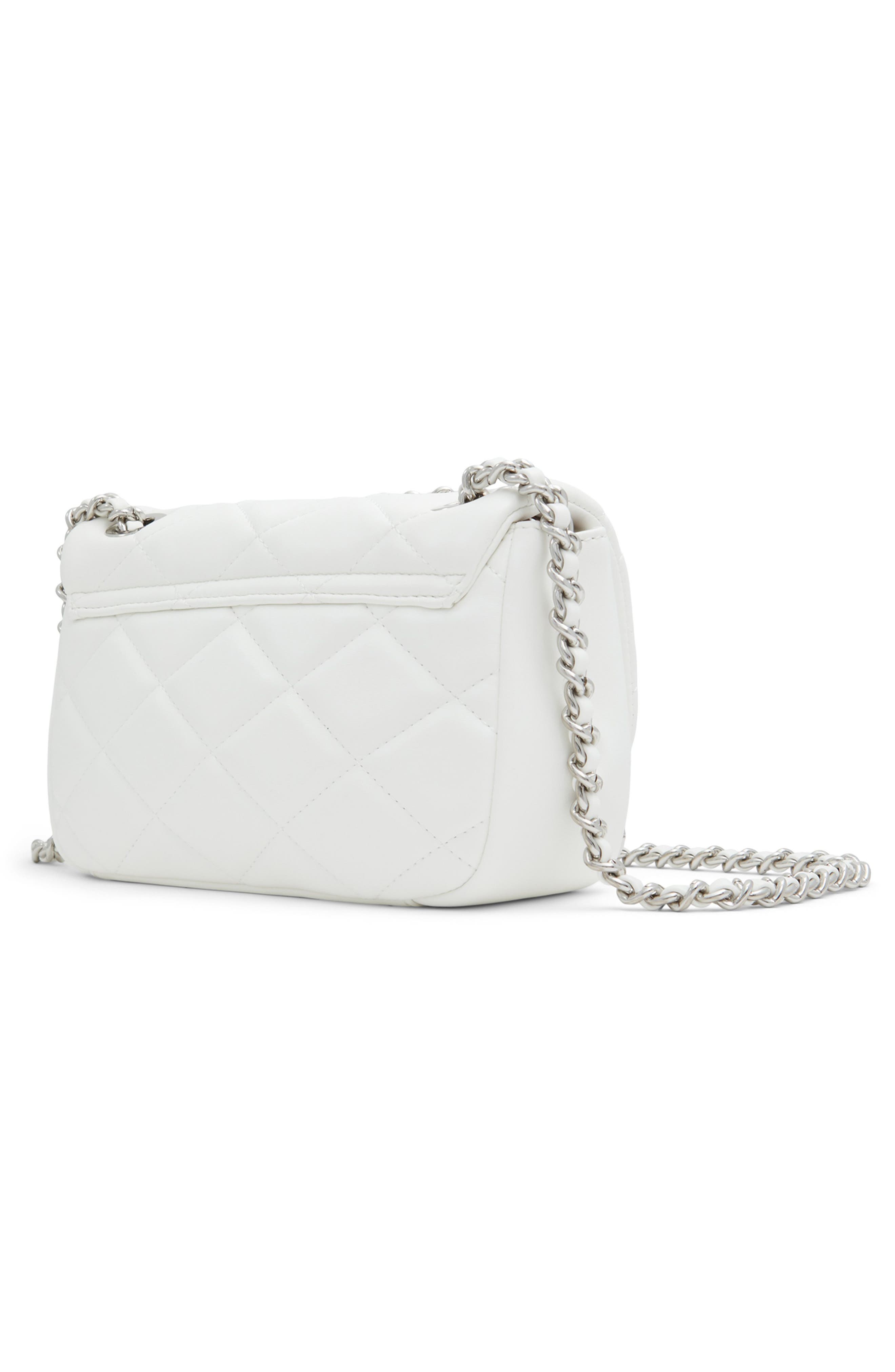 ALDO Digilove Quilted Faux Leather Shoulder Bag, Alternate, color, 