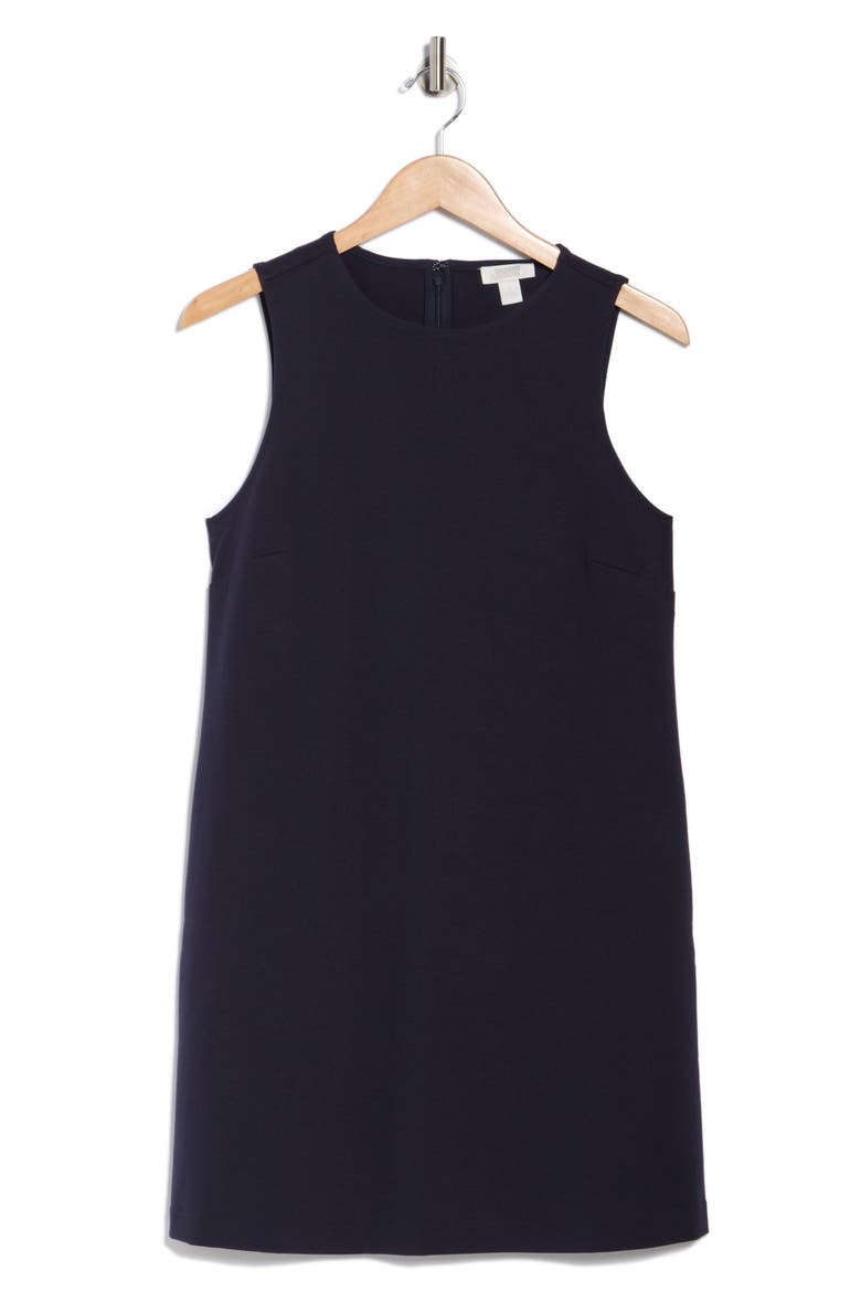Sleeveless Ponte Shift Dress, Alternate, color, NAVY NIGHT